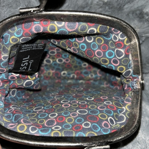 Fossil Elephant Key-Per Kiss Lock Coin Purse - Picture 5 of 9